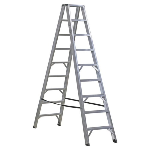 Стремянка профессиональная двухсторонняя Cagsan Everest-Pro 9 ступеней (арт. EVR-PRO9) от магазина ЛесКонПром.ру