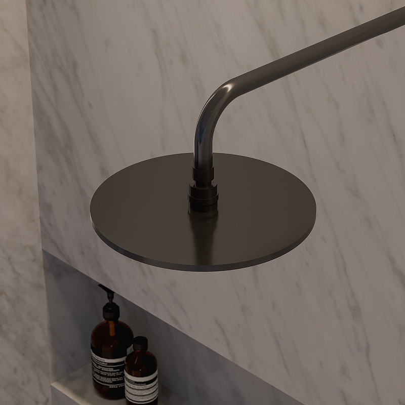 Верхний душ Omnires Slimline WG125CAT Антрацит от магазина ЛесКонПром.ру