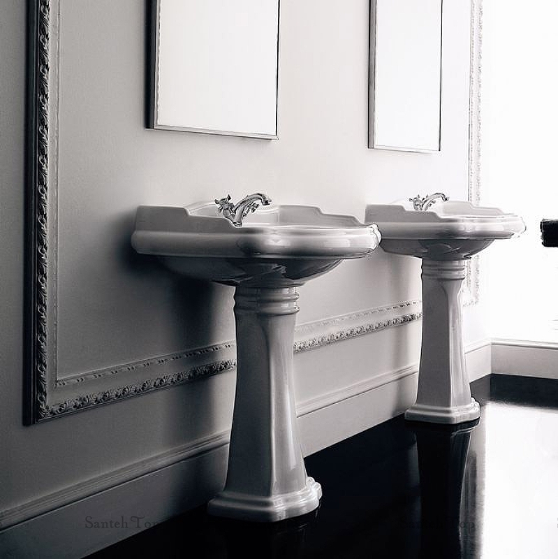 Раковина Kerasan Retro 73 104701*1 Белая от магазина ЛесКонПром.ру