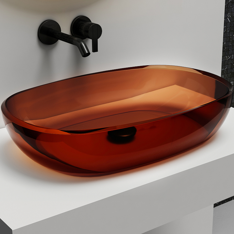 Раковина-чаша Abber Kristall 60 AT2805Opal Коричневая от магазина ЛесКонПром.ру