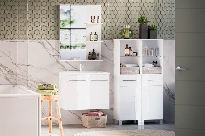 Зеркало навесное LAZURIT Аврора 80539294 от магазина ЛесКонПром.ру