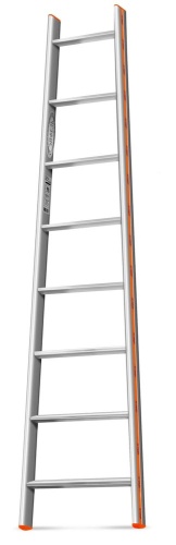 Односекционная алюминиевая лестница  Комфорт-Профи-Пирамида 9 ступеней Эйфель от магазина ЛесКонПром.ру