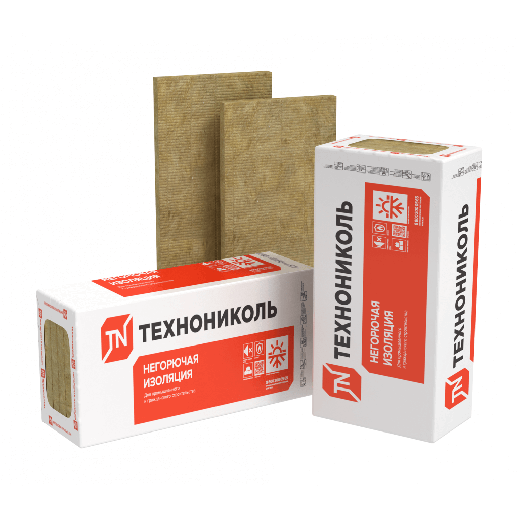 Плита минераловатная ТЕХНОНИКОЛЬ Технофас Декор 1200х600х100 мм, 3 шт от магазина ЛесКонПром.ру