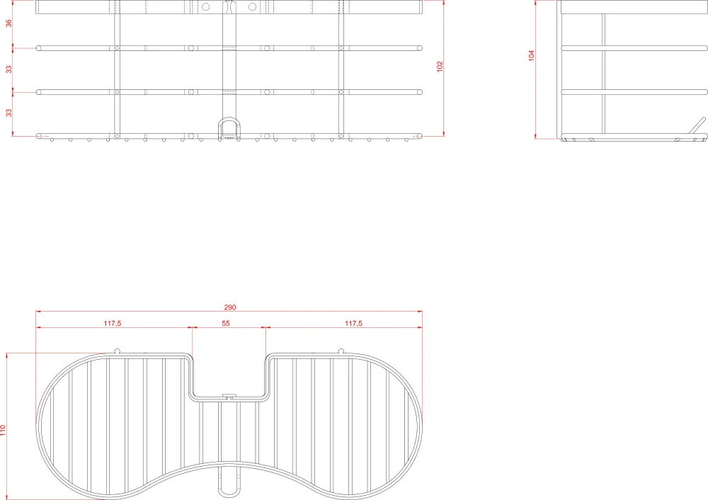 Полка Metaltex Viva 40.48.18 угловая от магазина ЛесКонПром.ру
