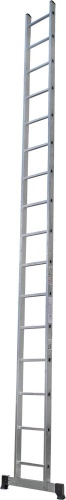 Лестница алюминиевая односекционная приставная Новая Высота  1х16 арт. 1210116 от магазина ЛесКонПром.ру