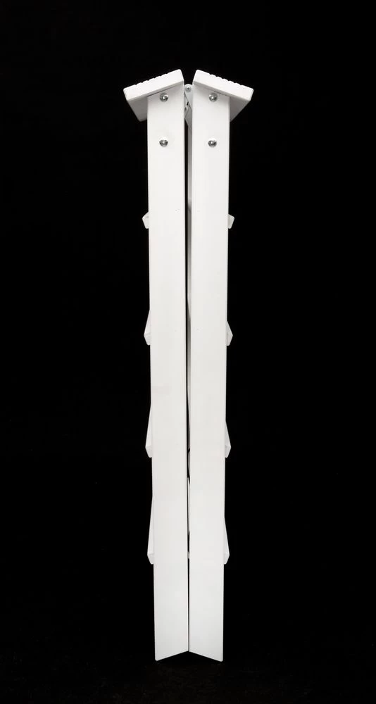 Стремянка двухсторонняя деревянная Hoz-Block Марк 5 ступеней Белая (арт. ДДС-5Б) от магазина ЛесКонПром.ру