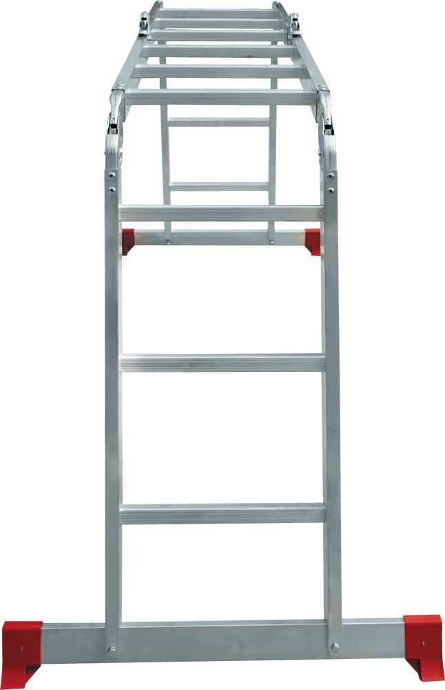 Алюминиевая четырехсекционная лестница-трансформер 400 мм NV2322 НОВАЯ ВЫСОТА 4Х4 арт.2322404 от магазина ЛесКонПром.ру