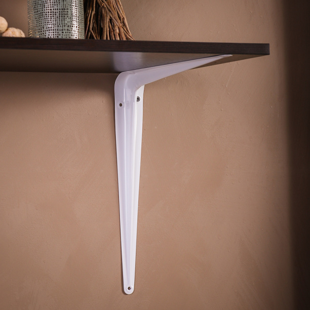 Кронштейн Практик 350х300 мм белый от магазина ЛесКонПром.ру