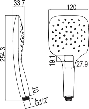 Душевой гарнитур Ravak 907.00 от магазина ЛесКонПром.ру