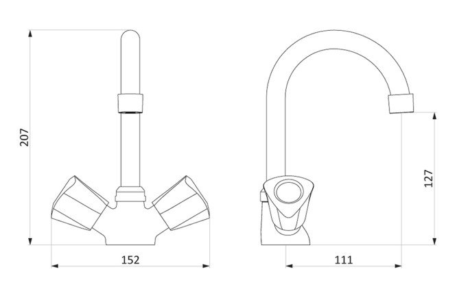 Смеситель для умывальника DAMIXA Object 80529553 от магазина ЛесКонПром.ру