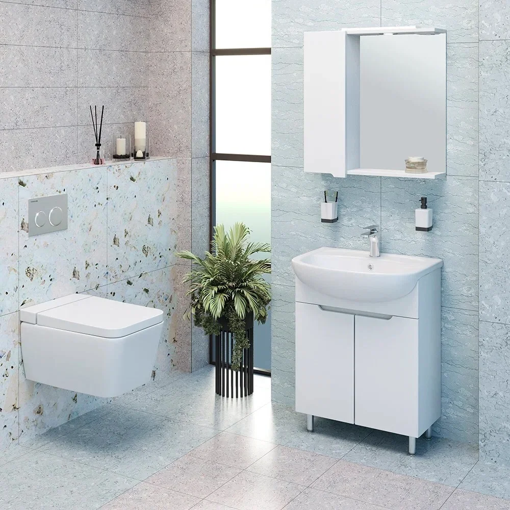 Зеркало Emmy Агата 55 L от магазина ЛесКонПром.ру