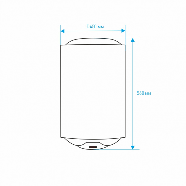 Водонагреватель накопительный Edisson ЕR 50V, 50 л от магазина ЛесКонПром.ру