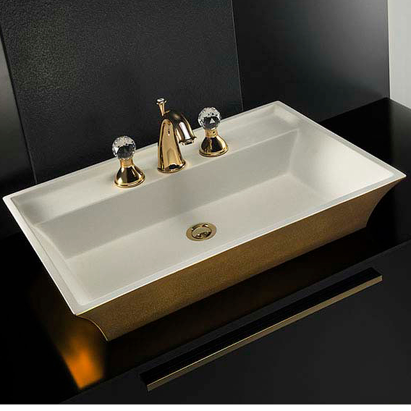 Раковина Boheme NeoArt Neoart 67 803 Золото Белая от магазина ЛесКонПром.ру