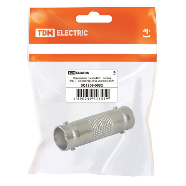 Соединитель TDM ELECTRIC гнездо BNC - гнездо BNC от магазина ЛесКонПром.ру