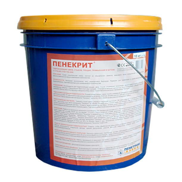 Гидроизоляция швов Пенекрит 5 кг PENETRON от магазина ЛесКонПром.ру