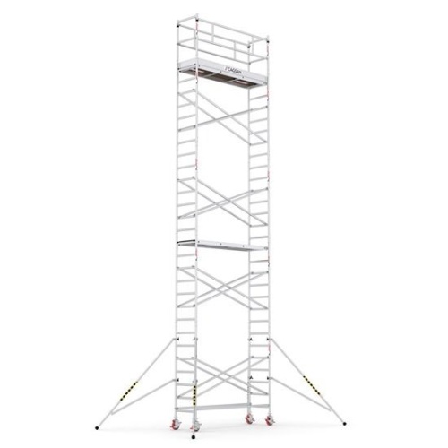 Вышка-тура алюминиевая CAGSAN  ProTUBE 60Х240, рабочая высота 8м50см(S8) от магазина ЛесКонПром.ру