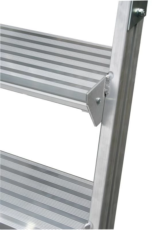 Двухсторонняя передвижная лестница с платформой STABILO 2Х6 ступеней KRAUSE арт.820266 от магазина ЛесКонПром.ру