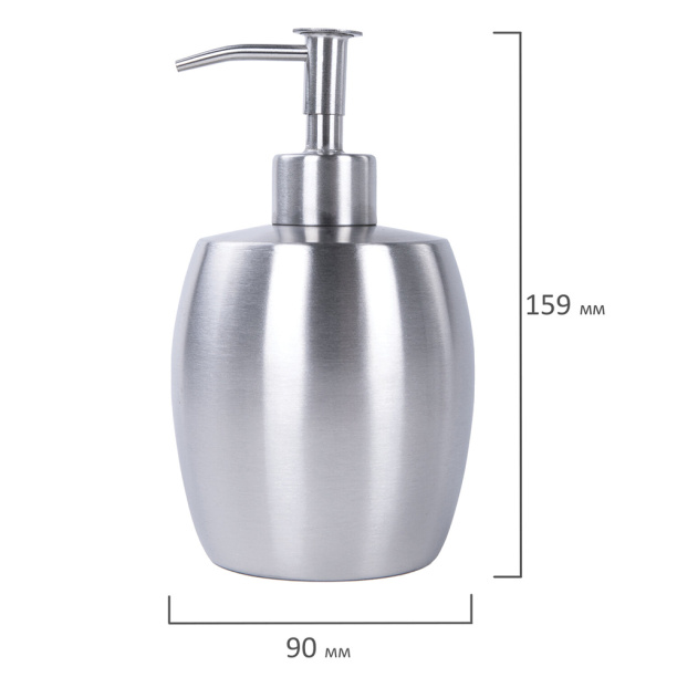 Дозатор для мыла Laima нержавеющая сталь от магазина ЛесКонПром.ру