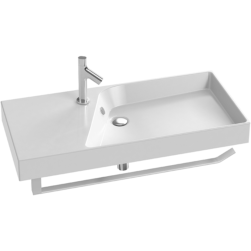 Раковина Jacob Delafon Rythmik 100 EXN112-00 Белая от магазина ЛесКонПром.ру