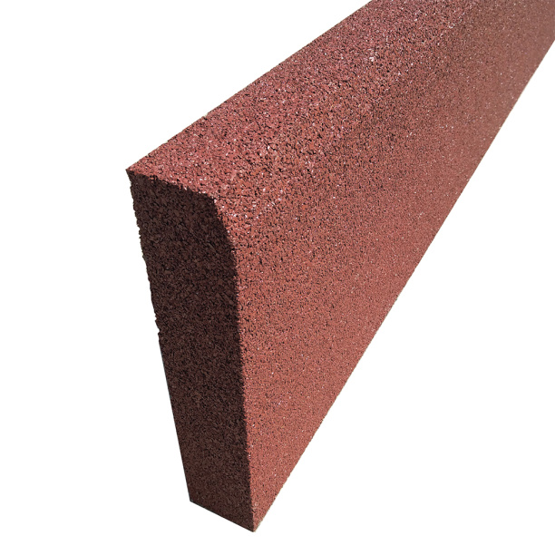 Бордюр резиновый красный 100х25х5 см от магазина ЛесКонПром.ру