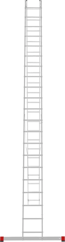 Лестница алюминиевая двухсекционная полупрофессиональная Новая Высота 2x21 арт. 2220221 от магазина ЛесКонПром.ру