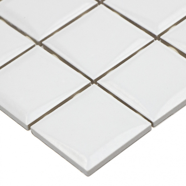 Мозаика Анвер керамогранит белая 30,1х30,1х0,69 см от магазина ЛесКонПром.ру