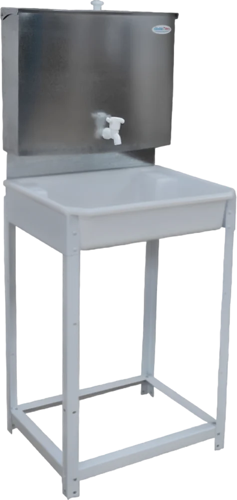 Умывальник Акватекс 459406 стальной, белый, с нагревом от магазина ЛесКонПром.ру