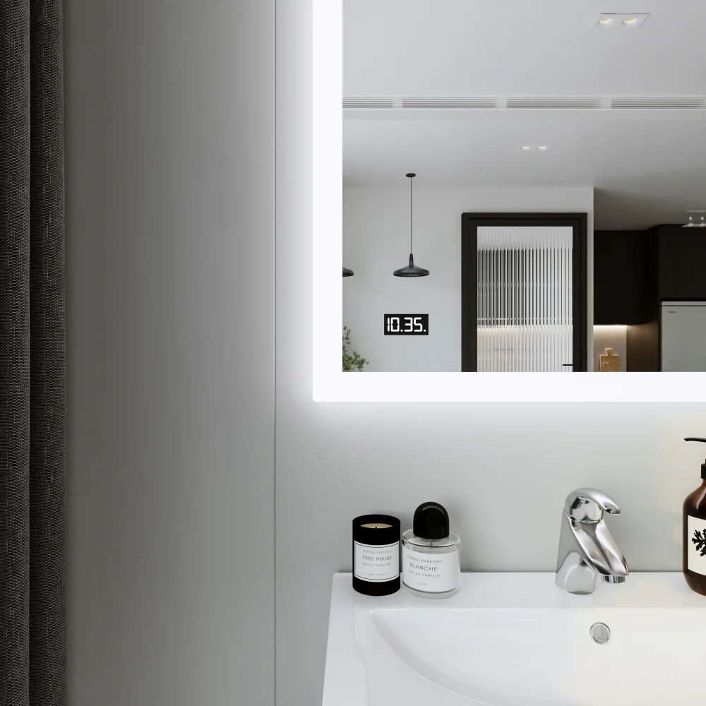 Зеркало Бриклаер Вега 75 с подсветкой от магазина ЛесКонПром.ру