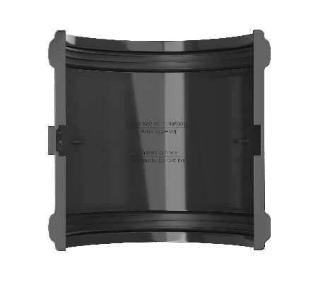 Соединитель желоба ТЕХНОНИКОЛЬ ПВХ 125/82, черный от магазина ЛесКонПром.ру