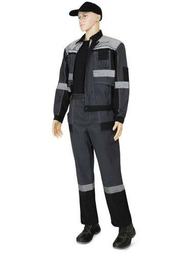 КОСТЮМ "ВИВАТ" (сер.+черн.+св.сер) от магазина ЛесКонПром.ру