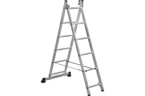Алюминиевая двухсекционная лестница  SCALA 2*6  арт. SC 2006 от магазина ЛесКонПром.ру