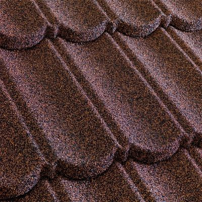 Композитная черепица Metrotile (Бельгия) MetroBond кофе от магазина ЛесКонПром.ру
