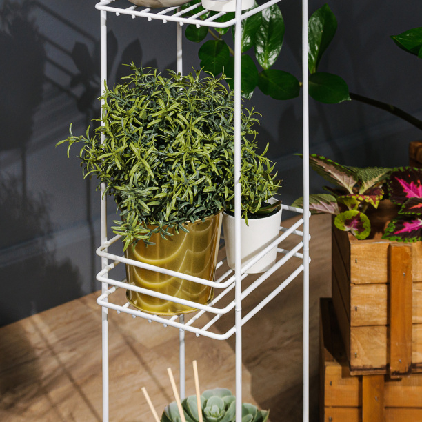 Этажерка для ванной ЧМЗ 3-ярусная сталь белая от магазина ЛесКонПром.ру