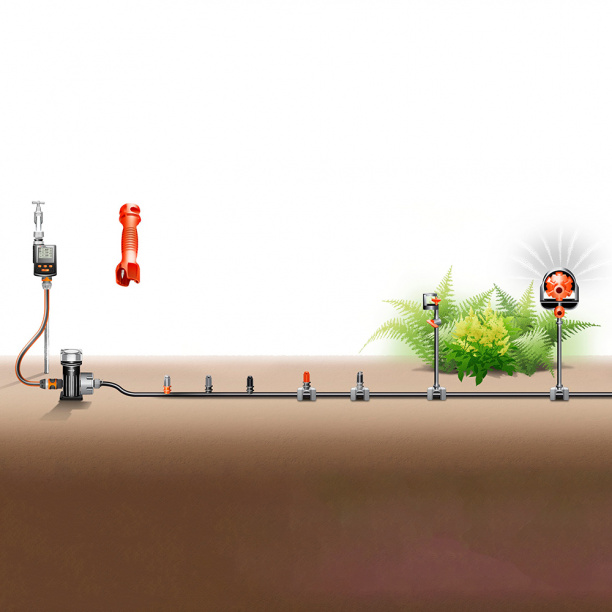Микродождеватель круговой Gardena от магазина ЛесКонПром.ру