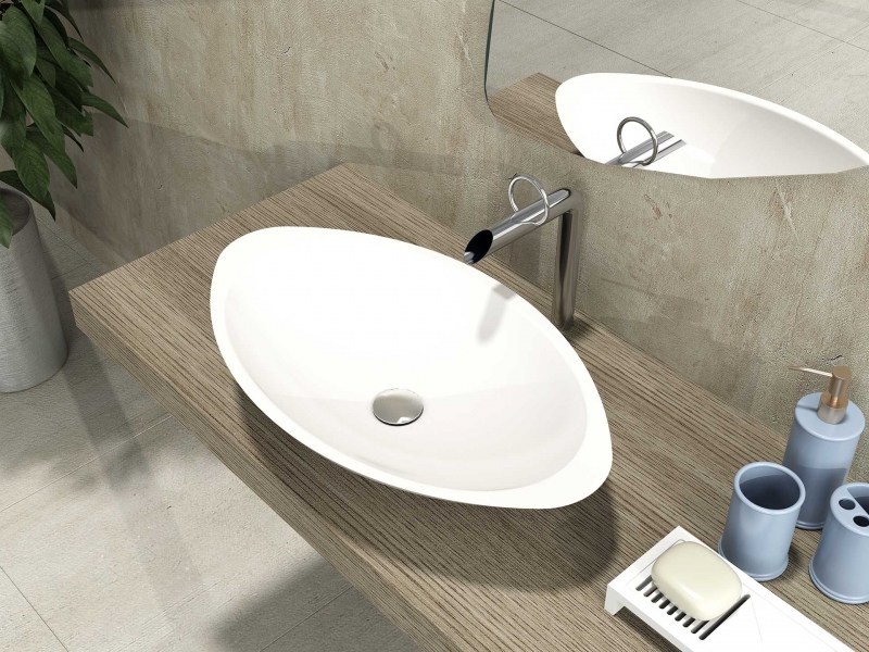 Раковина-чаша Montebianco Gondola Tre 60 13043 Белая от магазина ЛесКонПром.ру