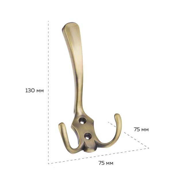 Крючок мебельный KERRON 0050 бронза от магазина ЛесКонПром.ру