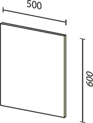 Зеркало Sanvit Панорама 50 Black от магазина ЛесКонПром.ру