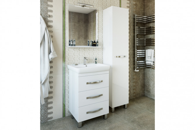 Зеркало с полкой Sanflor Одри 80353376 от магазина ЛесКонПром.ру