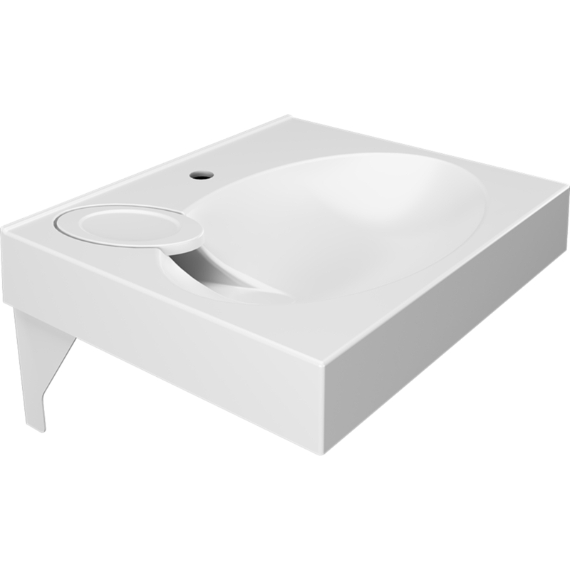 Раковина Paola Liguria 60x50 на стиральную машину Белая глянцевая от магазина ЛесКонПром.ру