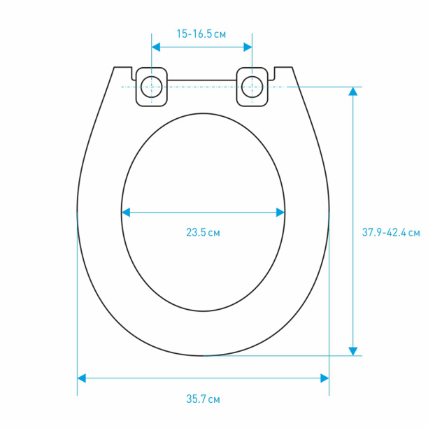 Сиденье для унитаза Milardo белое от магазина ЛесКонПром.ру