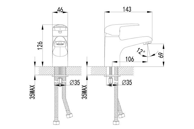 Смеситель для раковины LEMARK Pramen 80440915 от магазина ЛесКонПром.ру