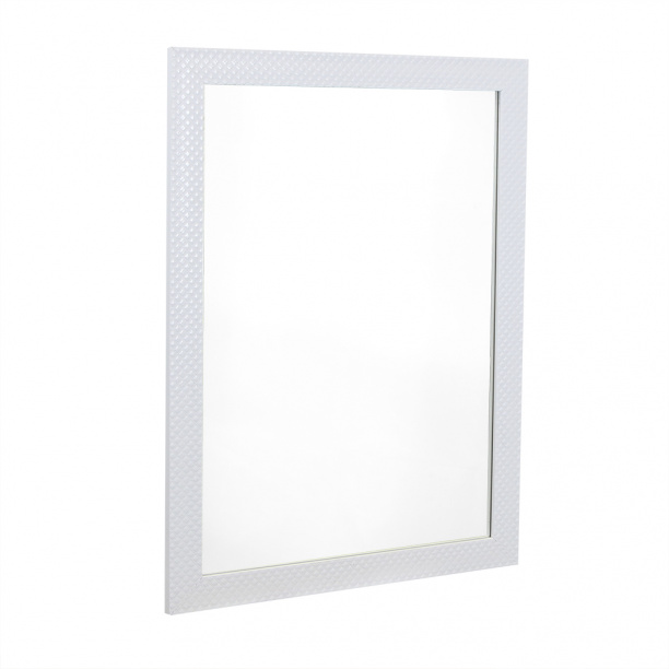 Зеркало в раме 60х80 см белое от магазина ЛесКонПром.ру