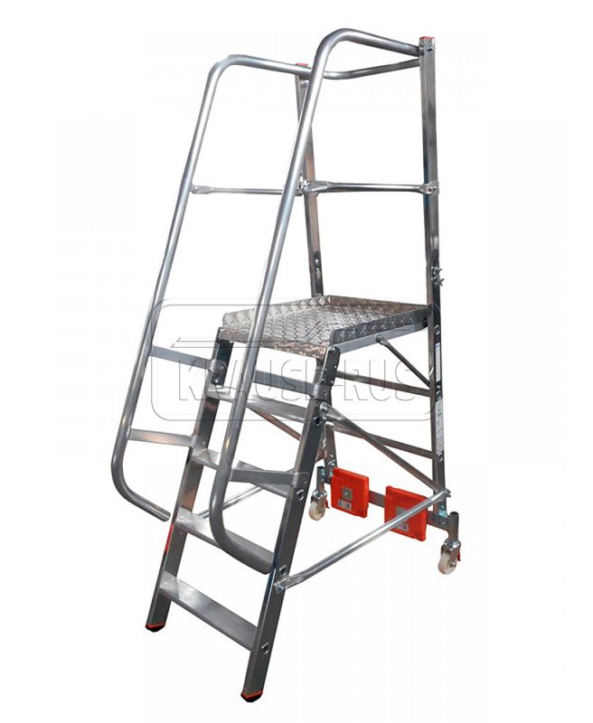 Односторонняя лестница с платформой VARIO KOMPAKT STABILO 8 ступеней KRAUSE арт.833037 от магазина ЛесКонПром.ру