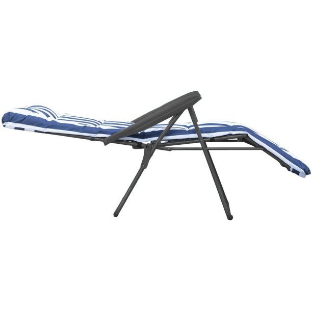 Кресло складное 154х66х105 см многопозиционное от магазина ЛесКонПром.ру