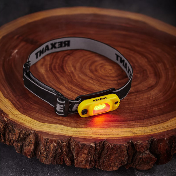 Фонарь налобный REXANT 3 Вт аккумуляторный от магазина ЛесКонПром.ру