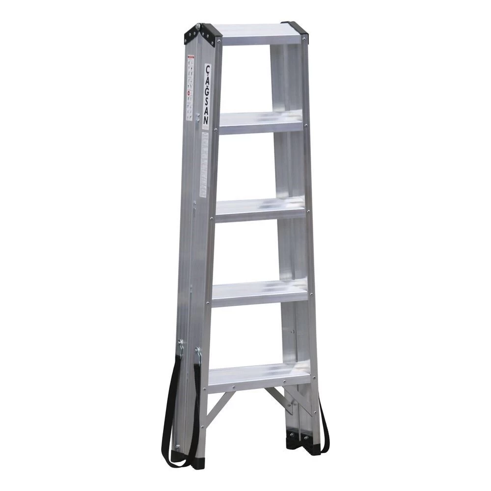 Стремянка профессиональная двухсторонняя Cagsan Everest-Pro 5 ступеней (арт. EVR-PRO5) от магазина ЛесКонПром.ру
