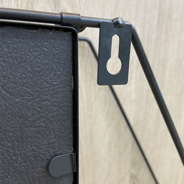 Полочка металлическая с зеркалом 40х41х11 см от магазина ЛесКонПром.ру