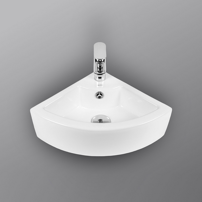 Раковина Bond 32 S91-320 угловая Белая глянцевая от магазина ЛесКонПром.ру