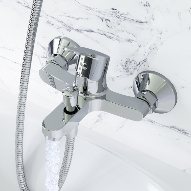 Смеситель для ванны Damixa Willow хром от магазина ЛесКонПром.ру