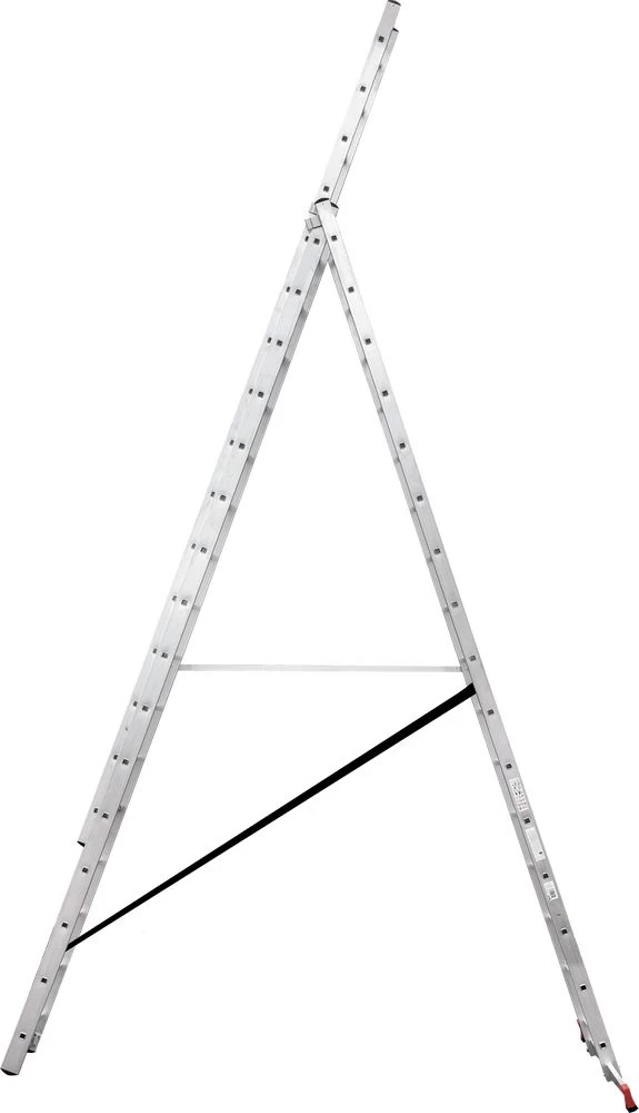 Лестница алюминиевая трехсекционная Новая Высота 3x16 арт. 1230316 от магазина ЛесКонПром.ру
